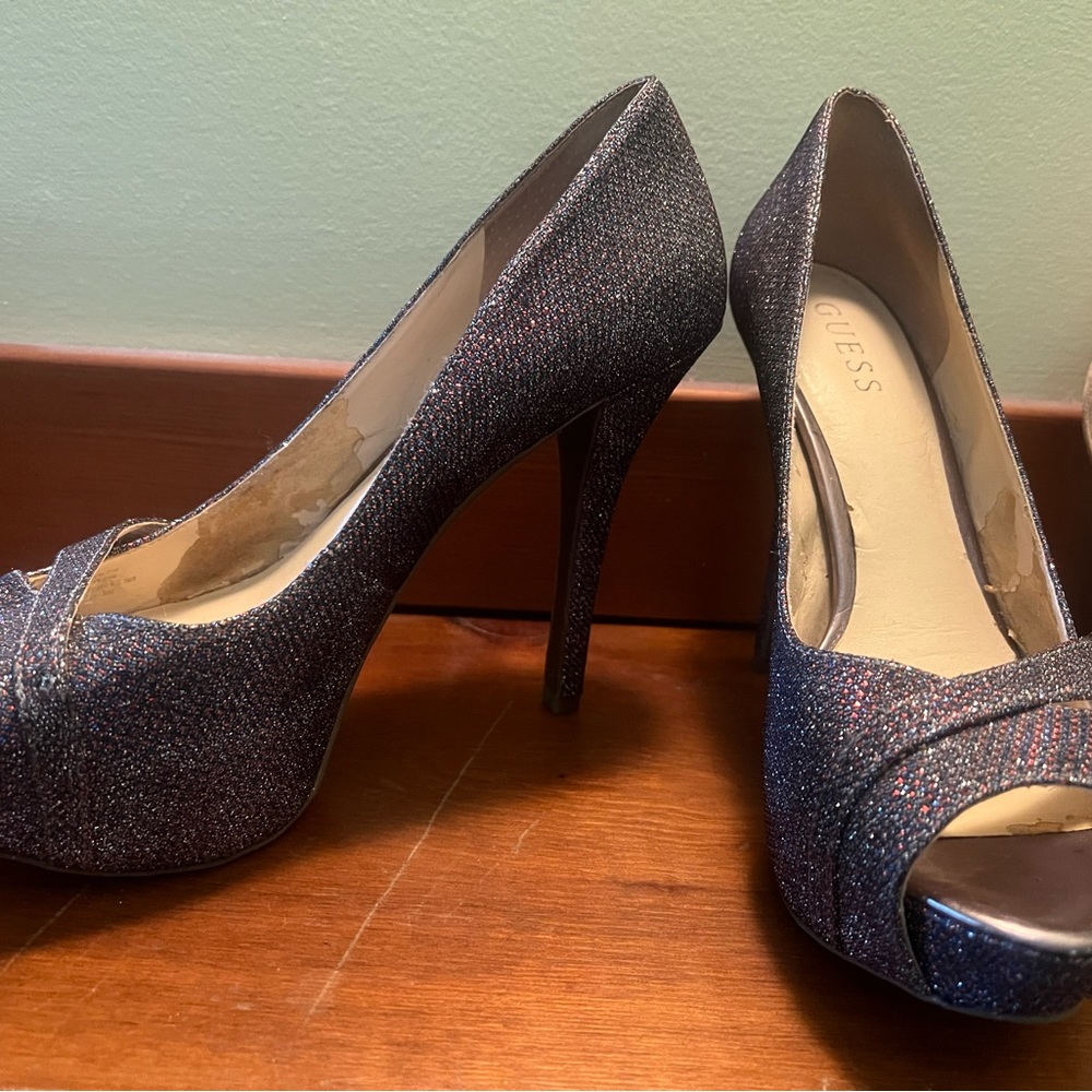 Guess Heels❣️ Sparkly Purple 🔮‼️